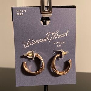 Universal Thread Gold-Tone Hoop Earrings